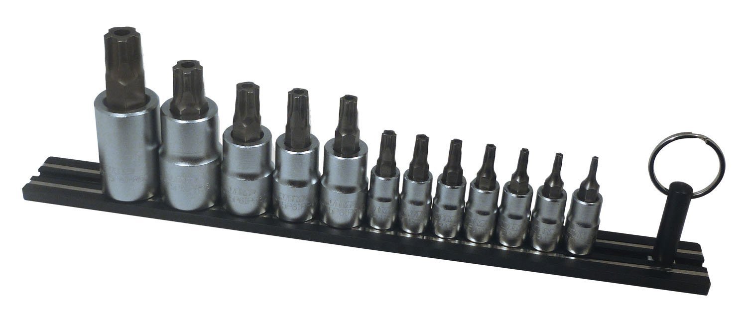 VIM Tools TMS-T5P 12 Piece Torx Plus-tp Driver Set On Black Magrail