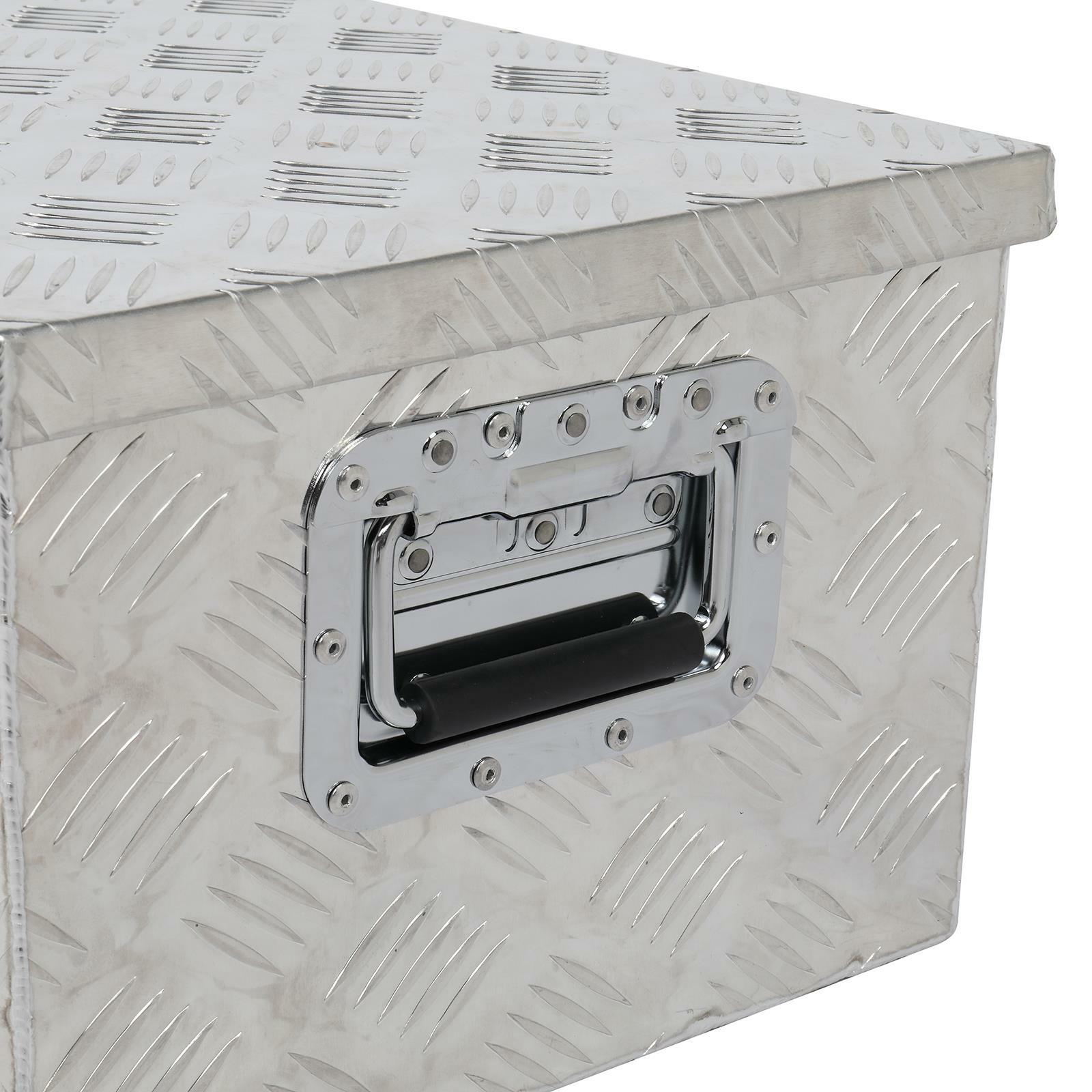 30" Aluminum Pickup Truck Tool Box Storage Underbody Flat Bed Tongue w/ Lock US