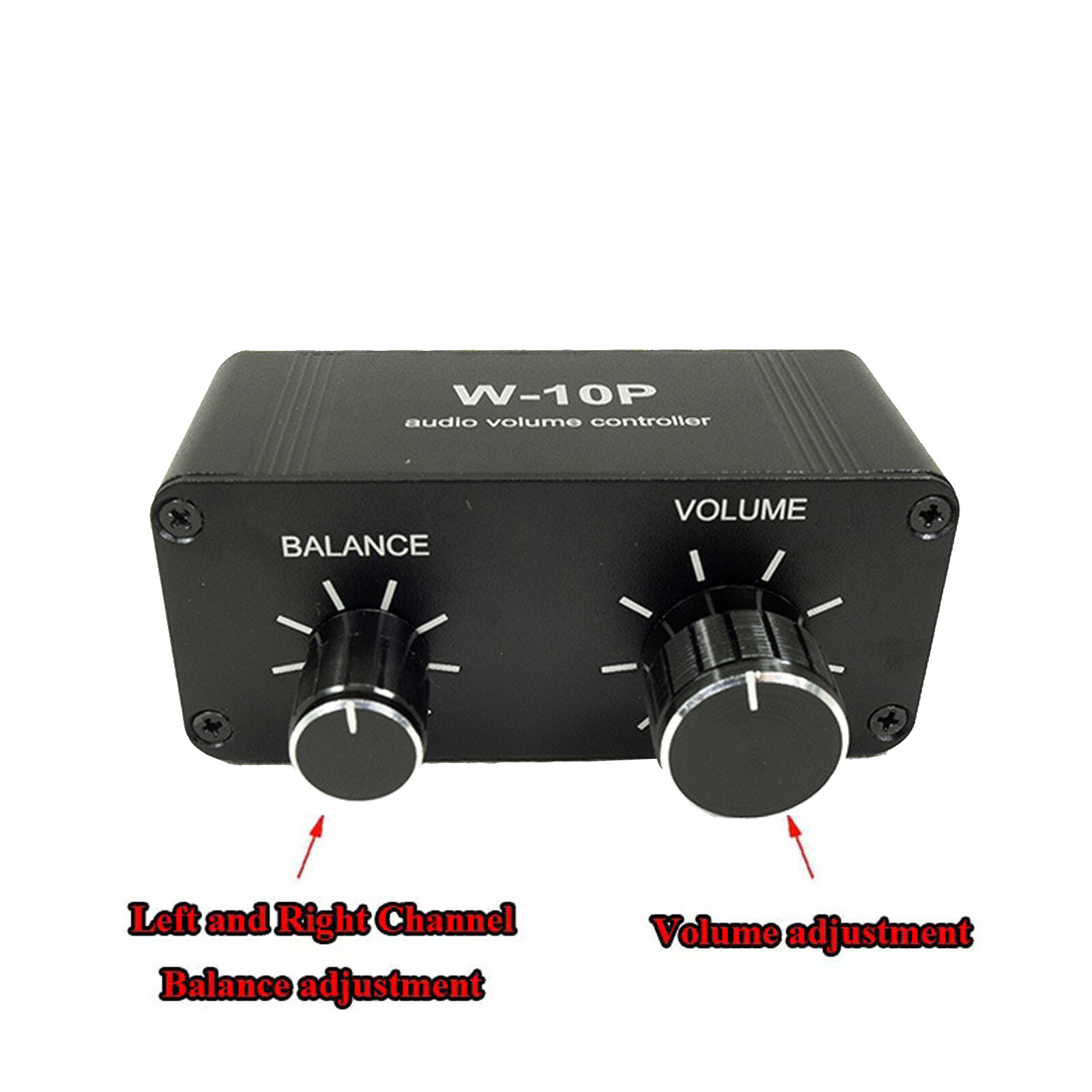 Music Sound Volume Controller Dual Channel Stereo Adjuster Regulator 3.5mm RCA.