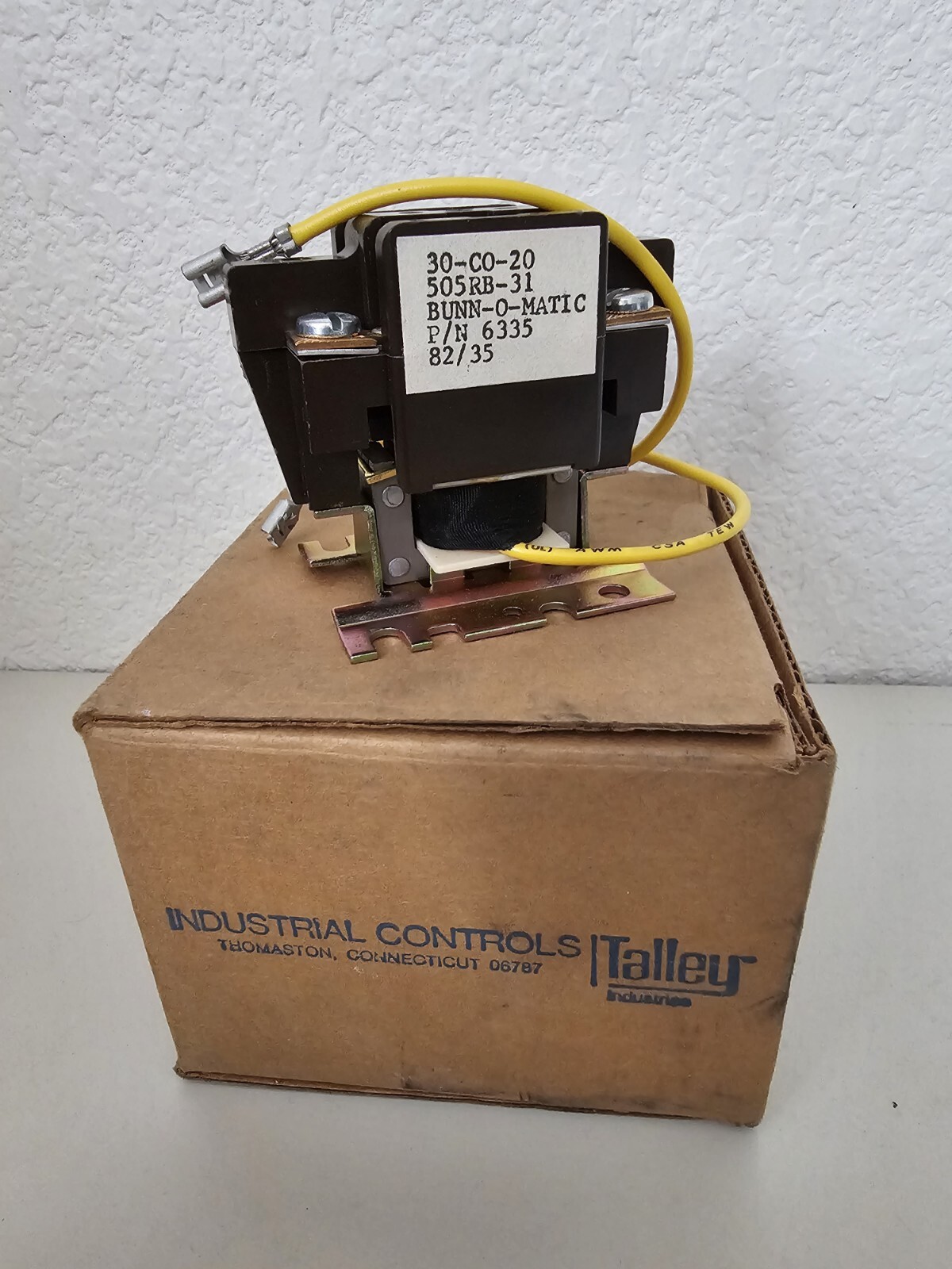 NEW Bunn-O-Matic 6335 Contactor 30-CO-20 505RB-31 NOS Elmwood Sensor