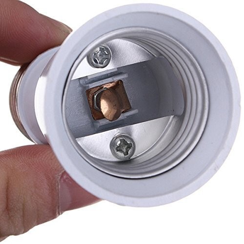 E26 Medium Socket Extender Standard Light Bulb Socket 2.5" Extension