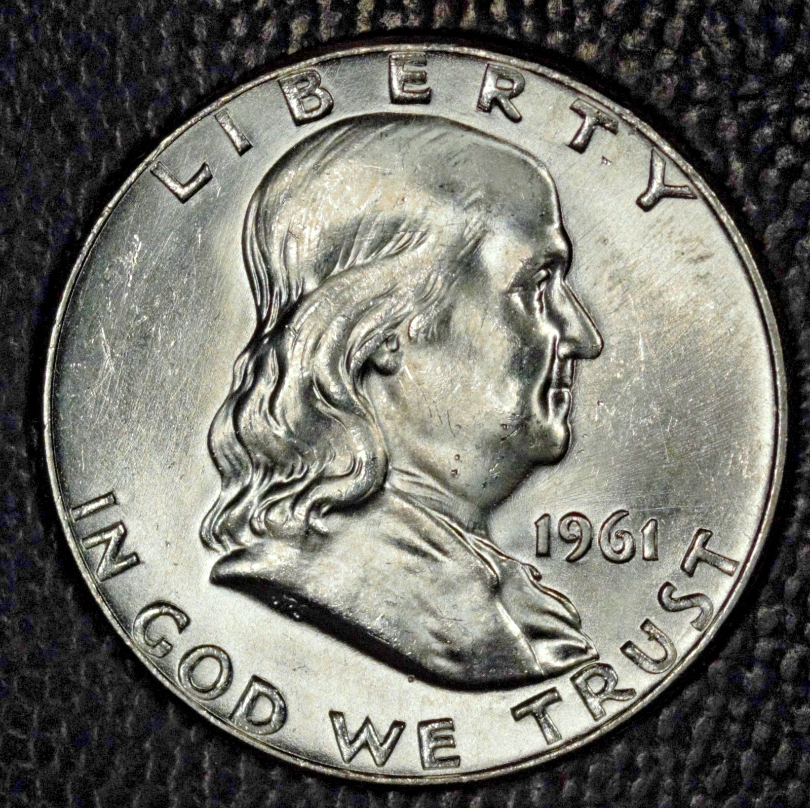 1961-D Franklin Half Dollar, Very Choice BU