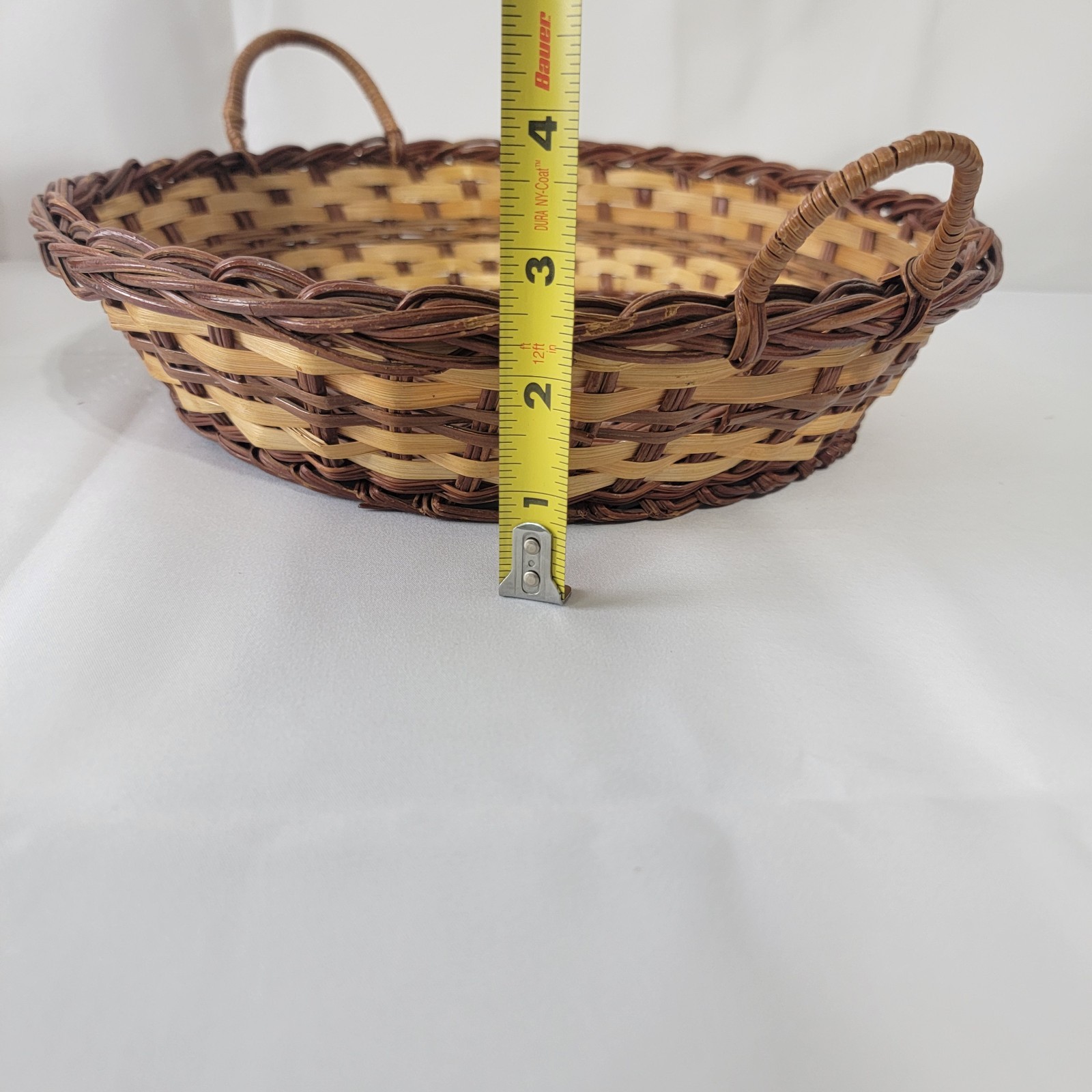 Woven Wicker 11" Multi-Purpose. Baskets Set of 2
