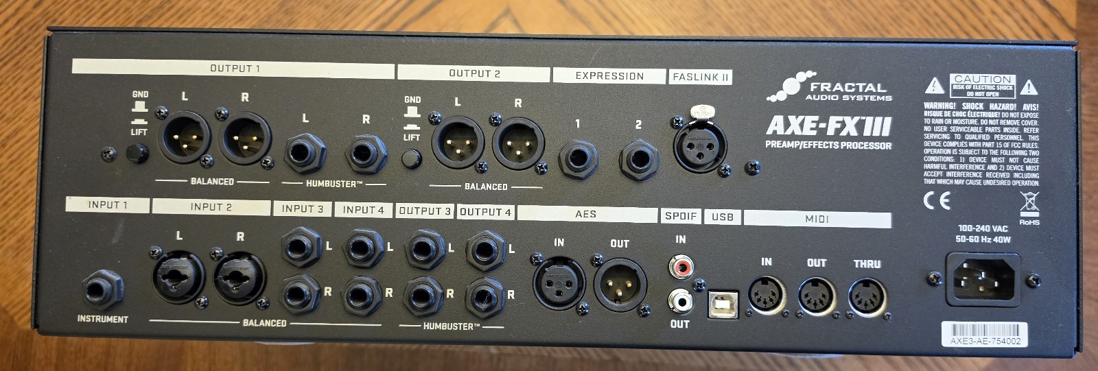 Fractal Audio Systems Axe-Fx III Guitar Processor
