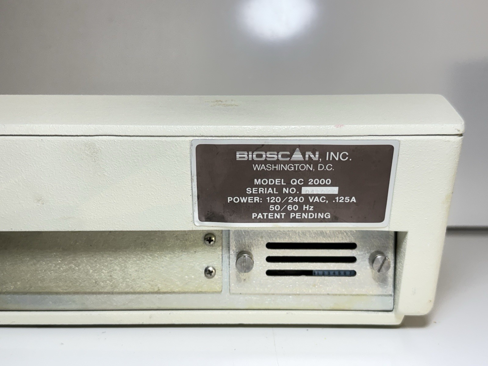 Bioscan QC-2000 Scanner Radioactivity Counter Lab
