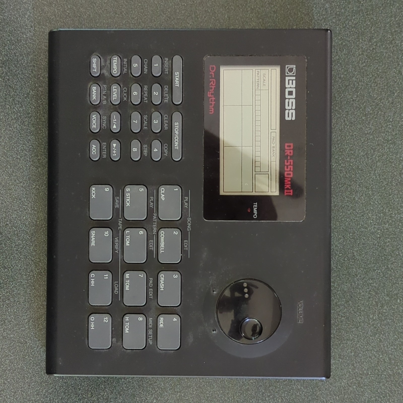 BOSS DR-550MKII Dr. Rhythm Drum Machine Sequencer w/ Manual & AC Adapter