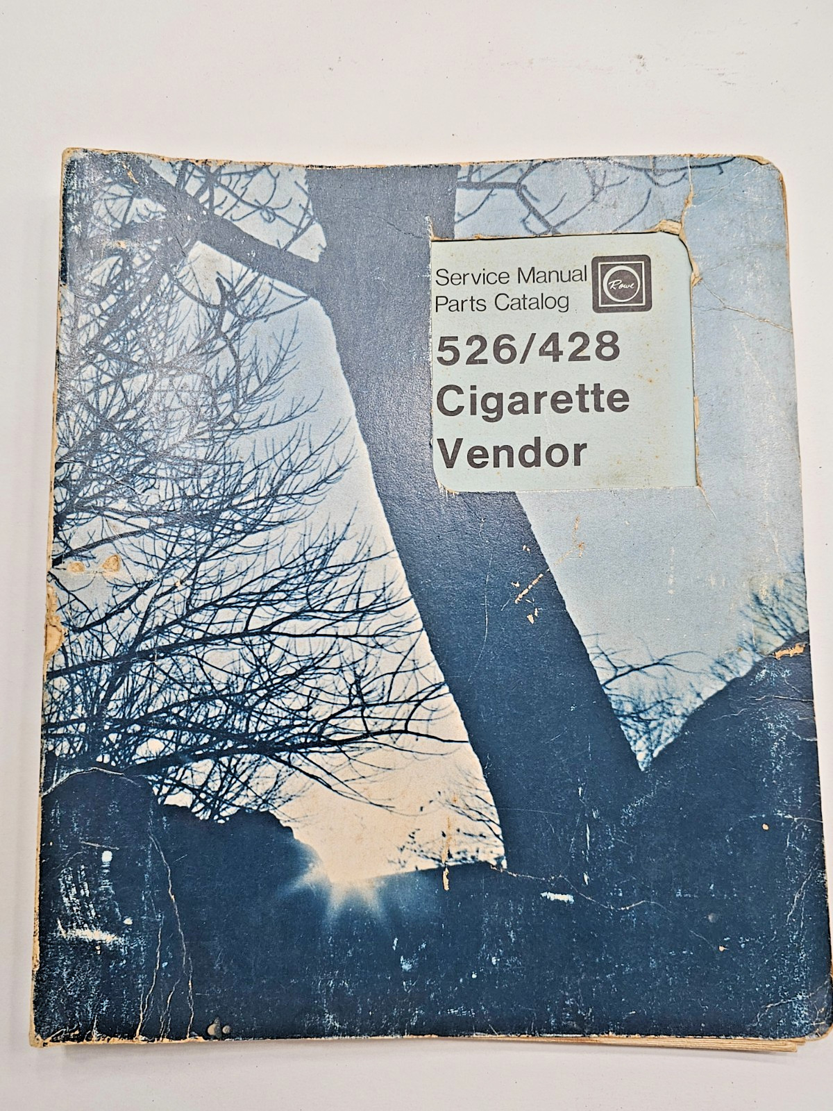 ORIGINAL ROWE SERVICE MANUAL PARTS CATALOG 526/428 CIGARETTE VENDOR