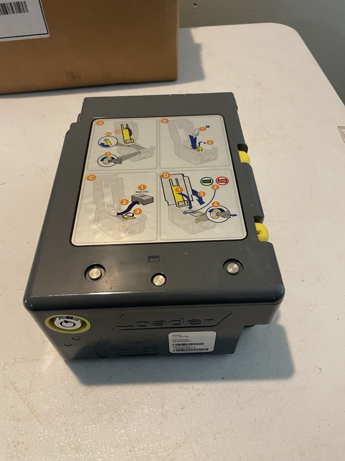 MEI Bill Loader Module LC-M100 NO KEY p/n 674764001 Toshiba IBM POS