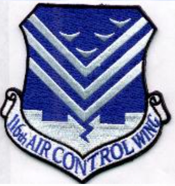 4" AIR FORCE 116TH AIR CONTROL WING EMBROIDERED PATCH
