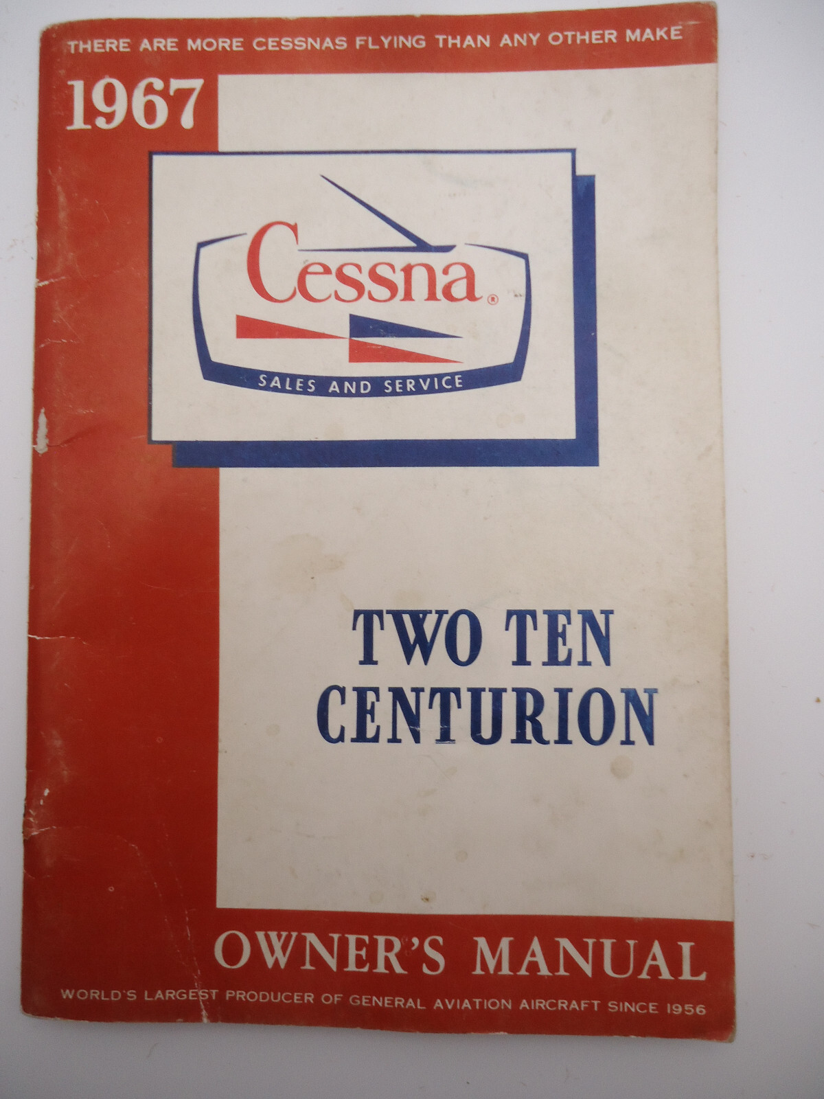 Cessna Two Ten Centurion 1967 Owner's Manual - Original