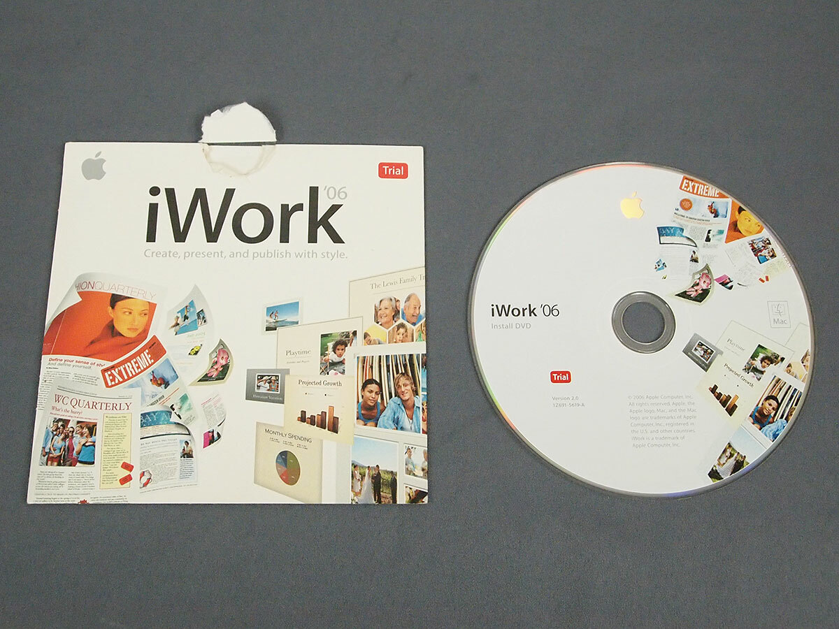 Apple iWork '06 Trial DVD Package 1Z691-5619-A