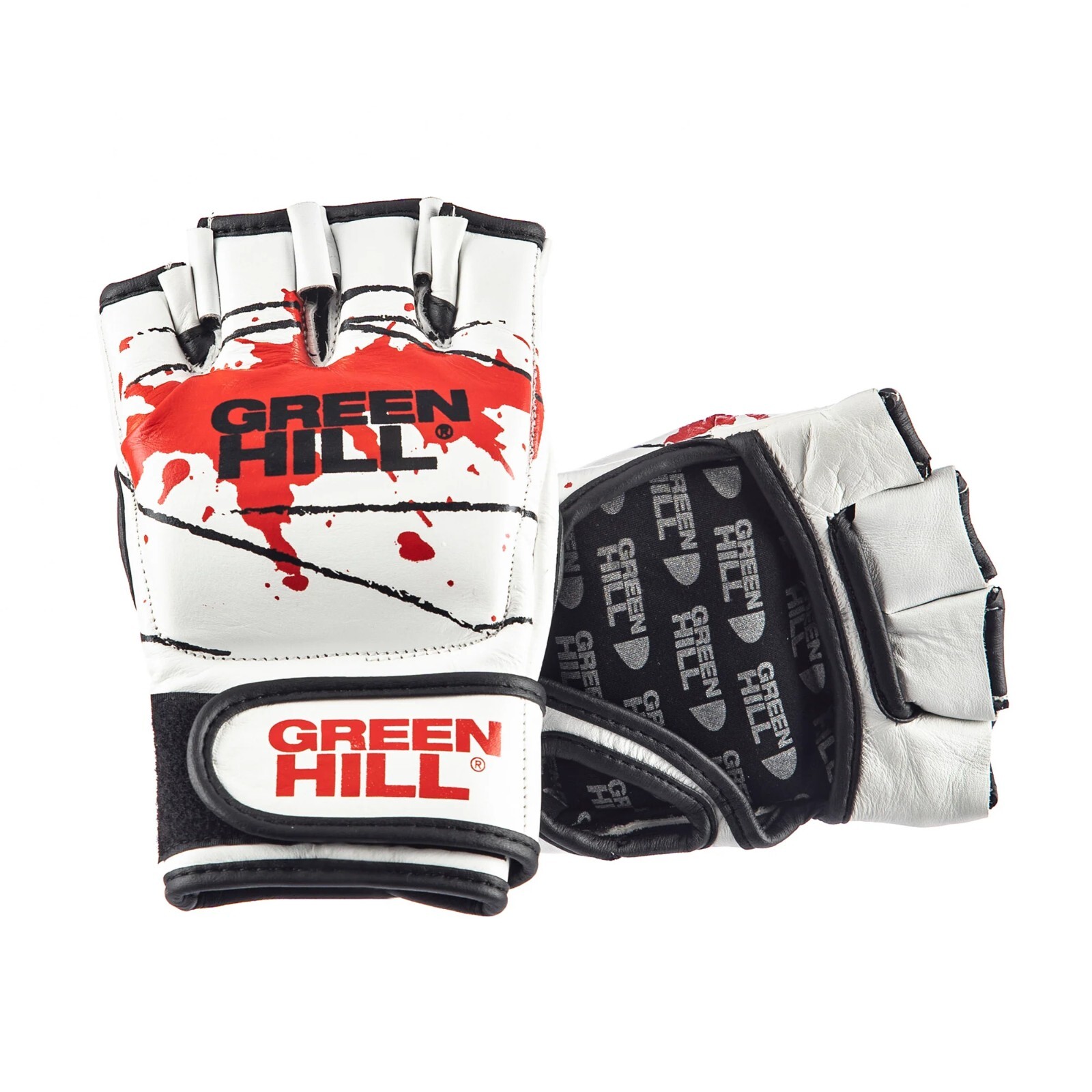 Green Hill Blood Bath Boxing MMA Gloves Grappling Punching Bag Training FightUFC