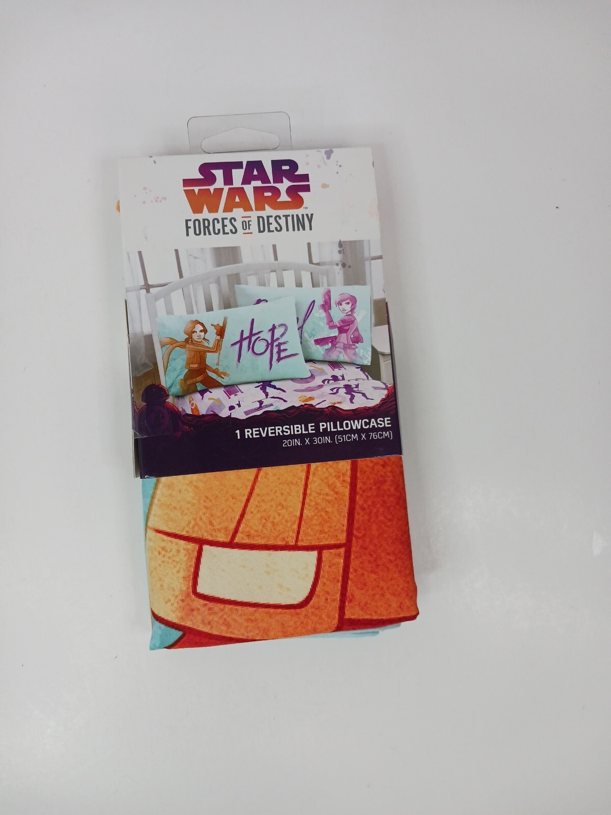 Star Wars Forces of Destiny Childrens Reversible Standard Pillow Case New