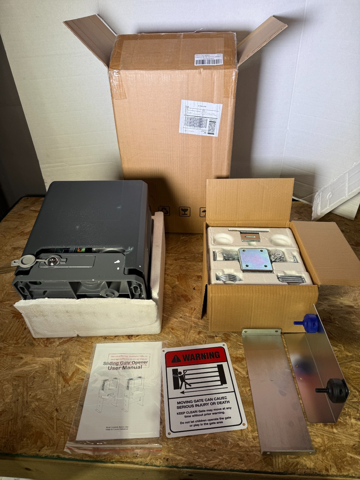 GATEXPERT PY500DCL Sliding Gate Opener Kit w/ Chain, Remote, Photocell NEW