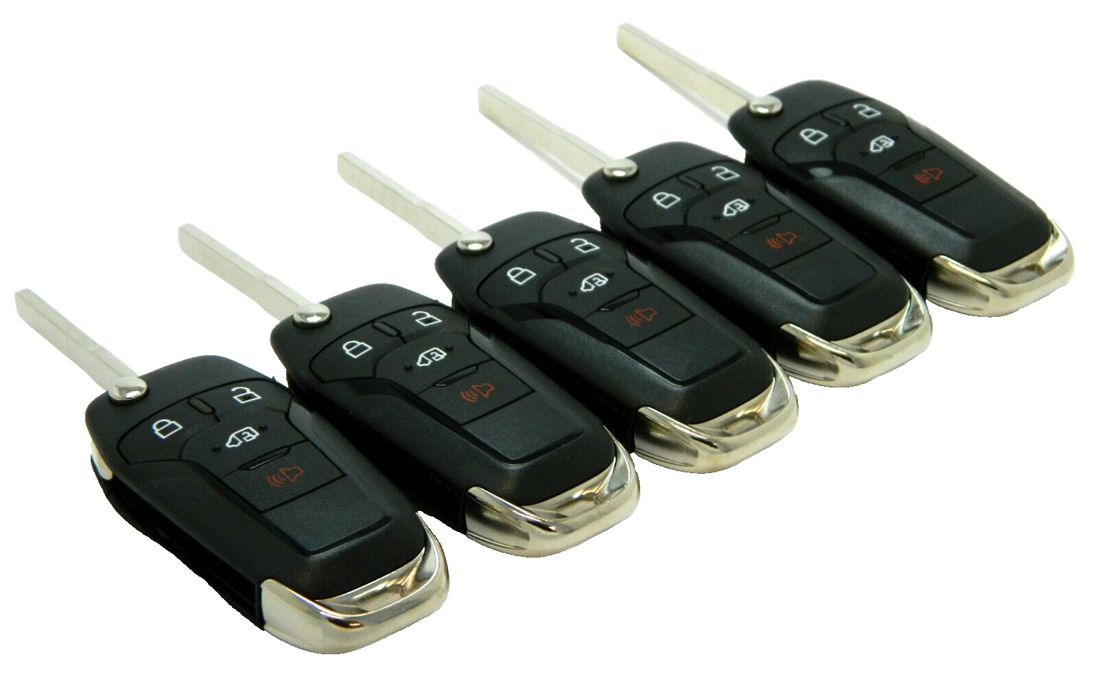 LOT OF 5 NEW OEM 2019 - 2023 FORD TRANSIT REMOTE FLIP KEY FOBS 164-R8281