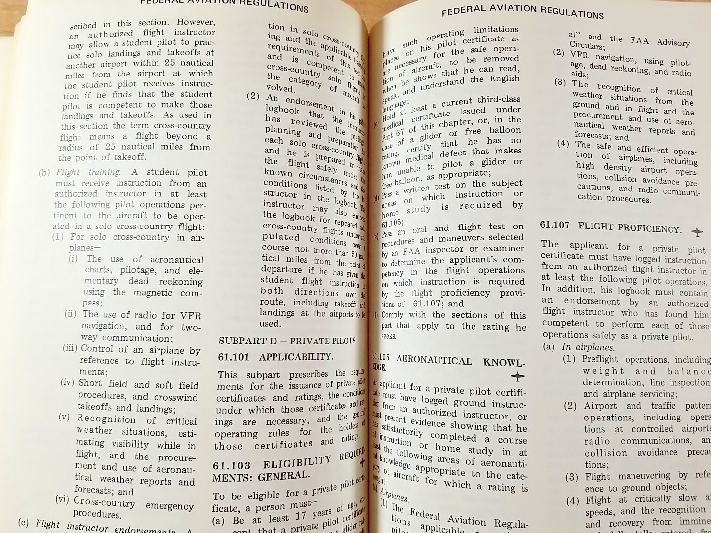 Aviation Fundamentals 6th Edition Printed 01/1981 EUC Sanderson