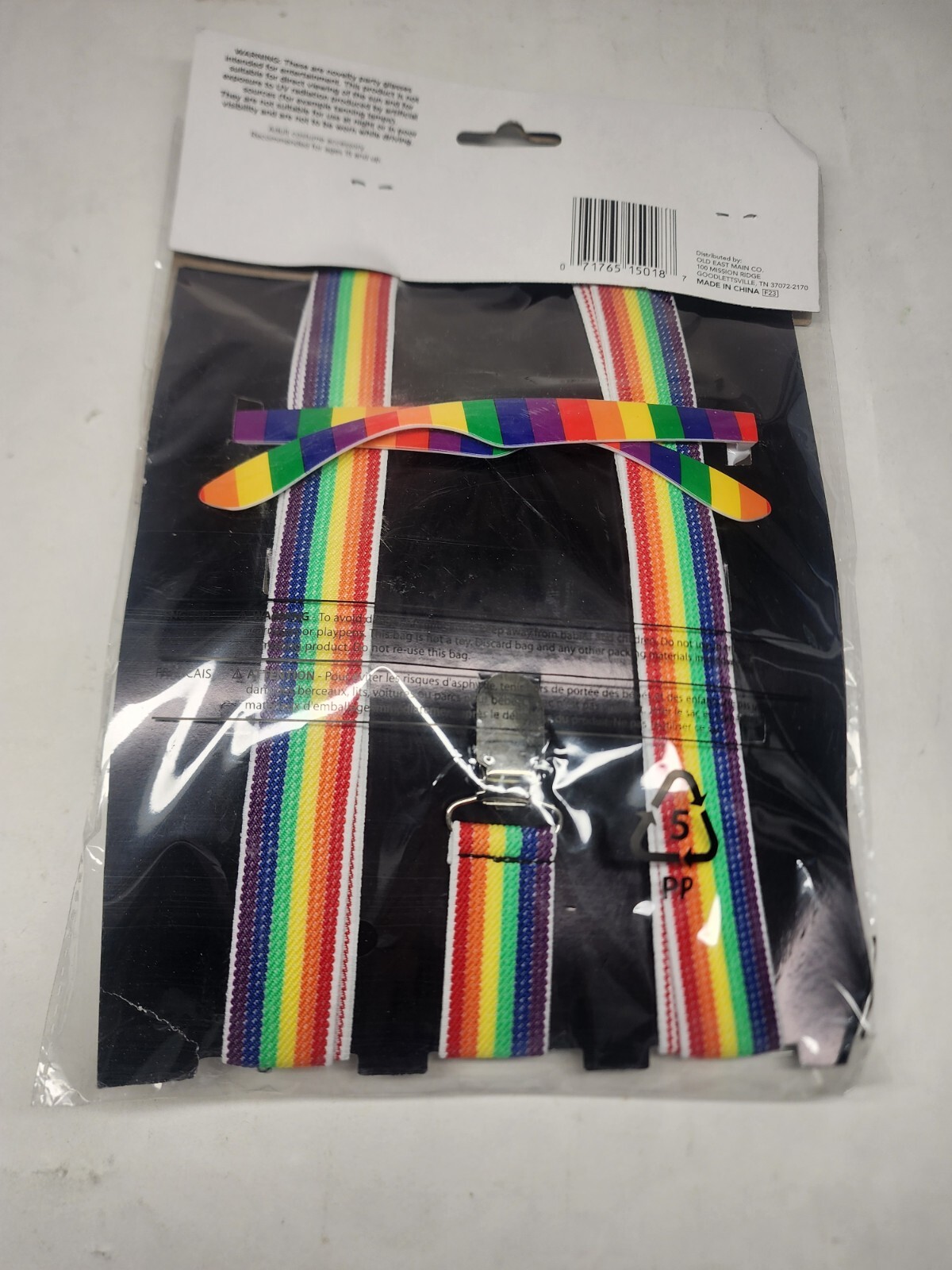 Suspenders Bowtie And Glasses Rainbow Kit❤
