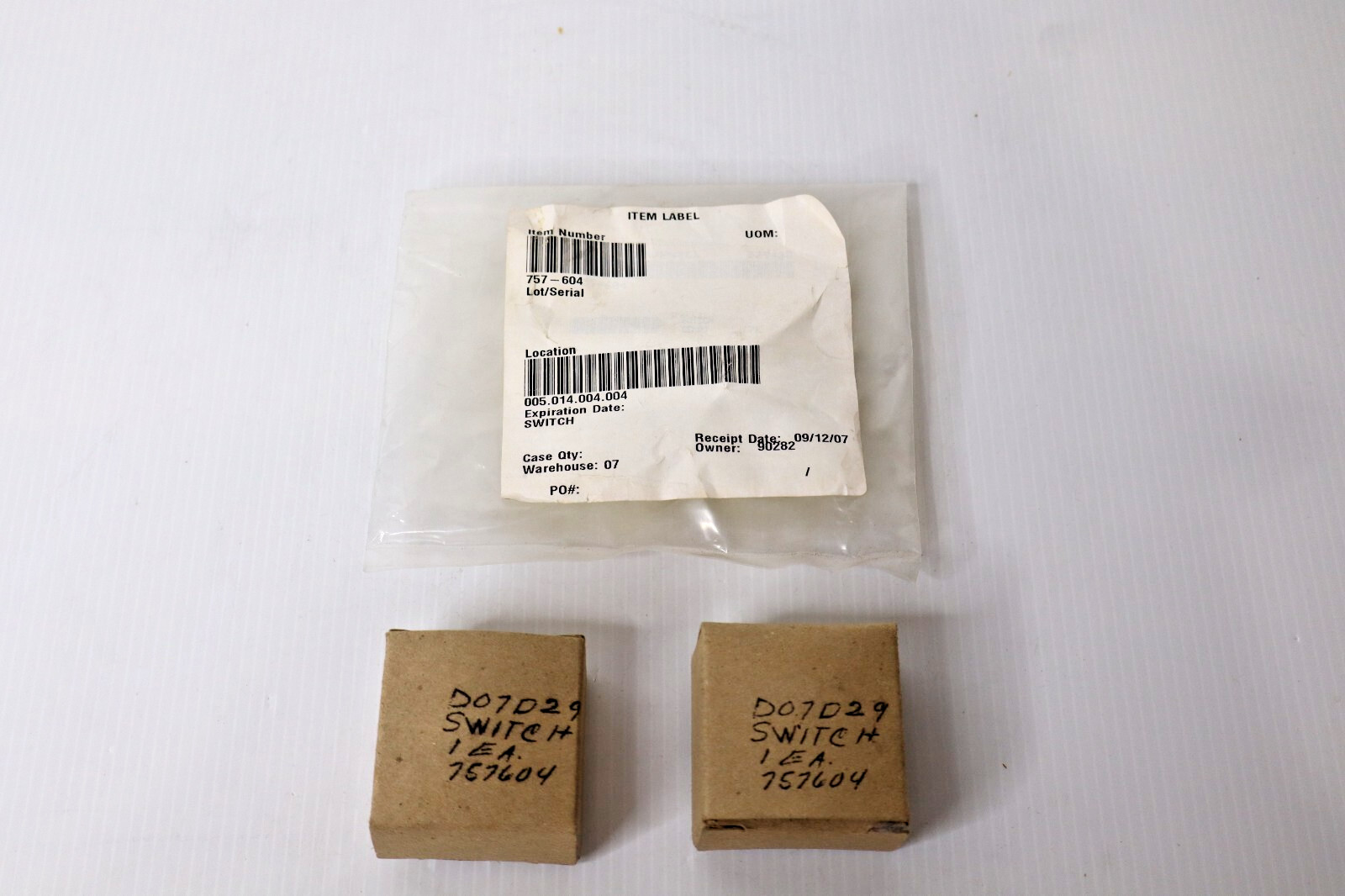 Therm-O-Disc Limit Switch D07D29 Piper 757-604  - New Surplus (2 Available)