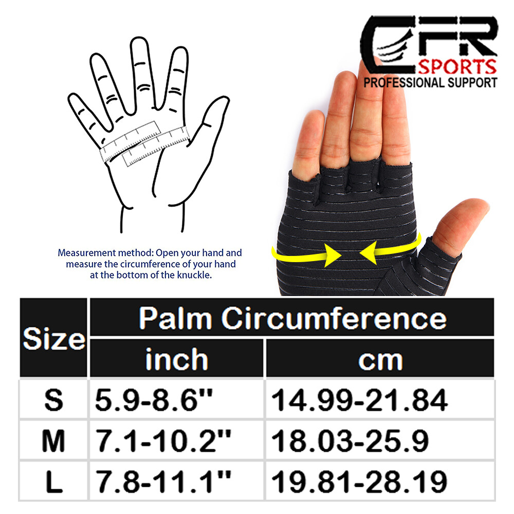 Guantes de Compresión Para Artritis de Cobre Alivio Del Dolor Del Túnel Carpiano