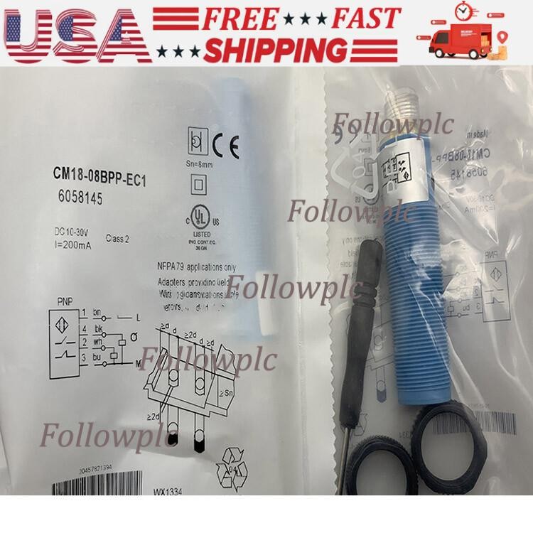 1Pcs New For SICK CM18-08BPP-EC1 6058145 Proximity Switch Sensor