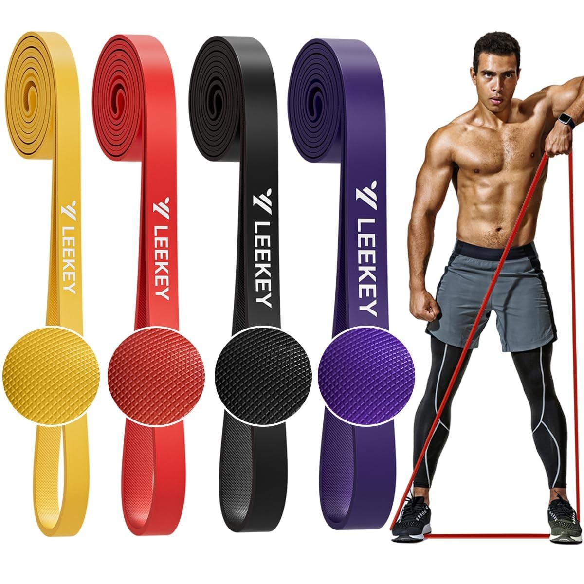 Pull Up Assistance Bands,Muit Levels Resistance Bands for Senior/Adults,Exerc...