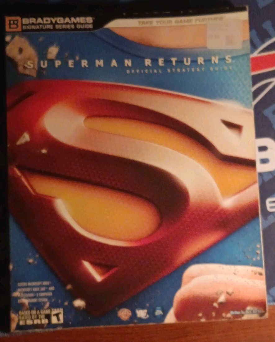 BradyGames Superman Returns Official Strategy Guide Featuring Superman
