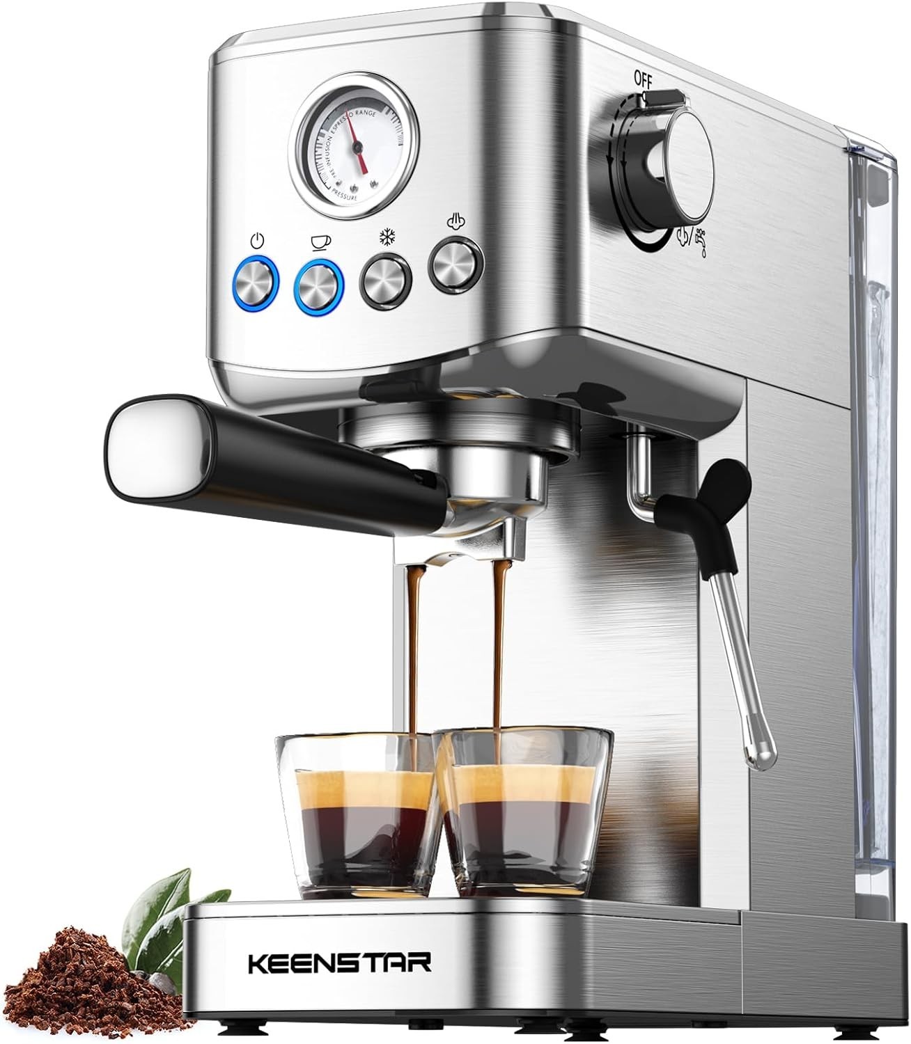 Maquina De Cafe Expresso y Cappuccino Con Espumador De Leche Para Casa NUEVO US