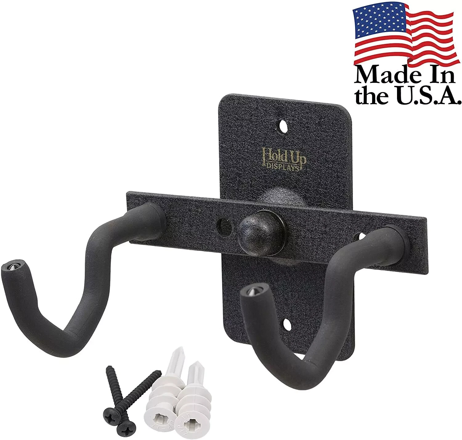 Pistol Handgun Wall Rack Gun Firearm Home Storage Hanger Holder Hook Metal Black