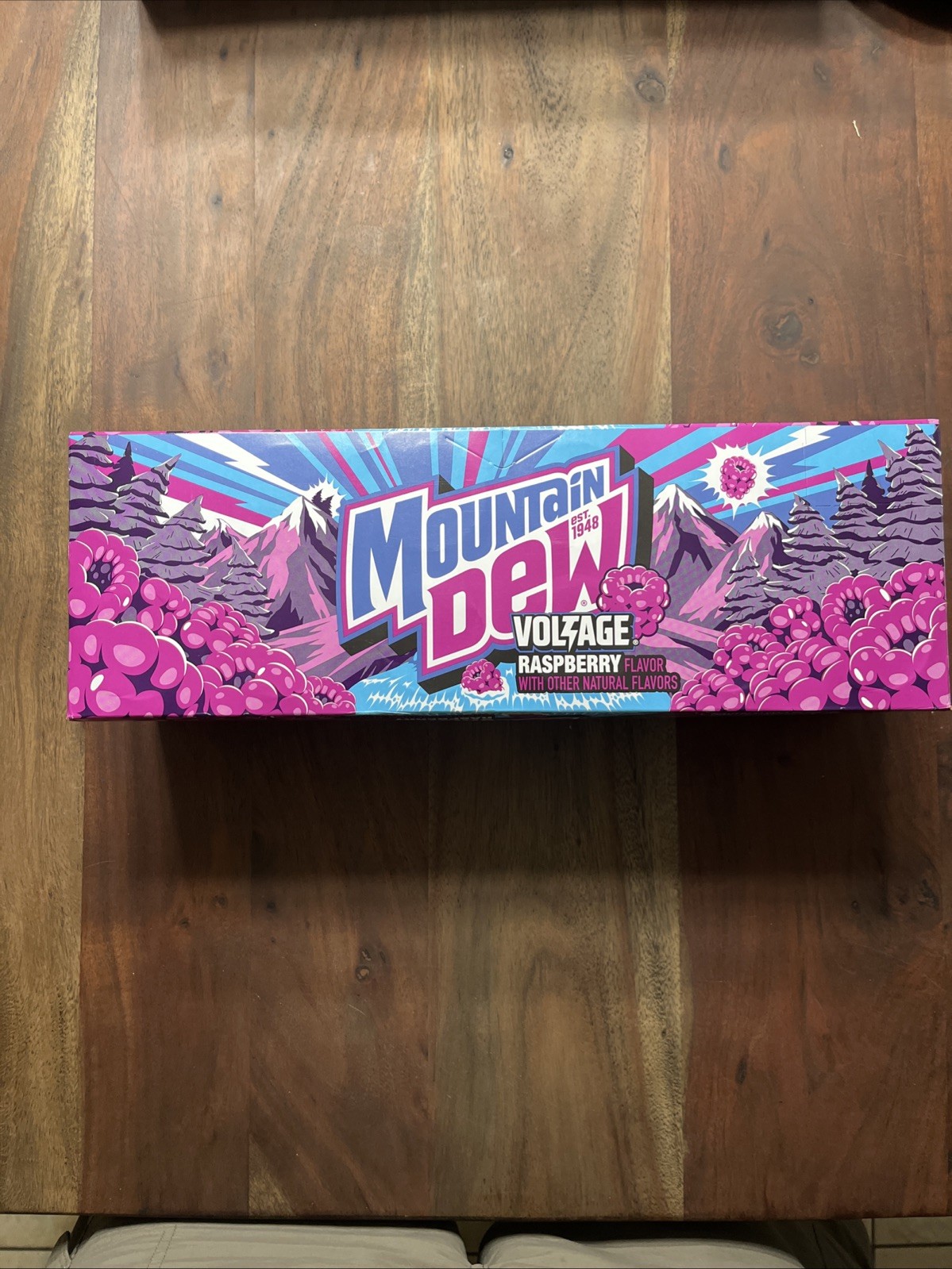 Mountain Dew Voltage Raspberry Soda (12Pack Cans)
