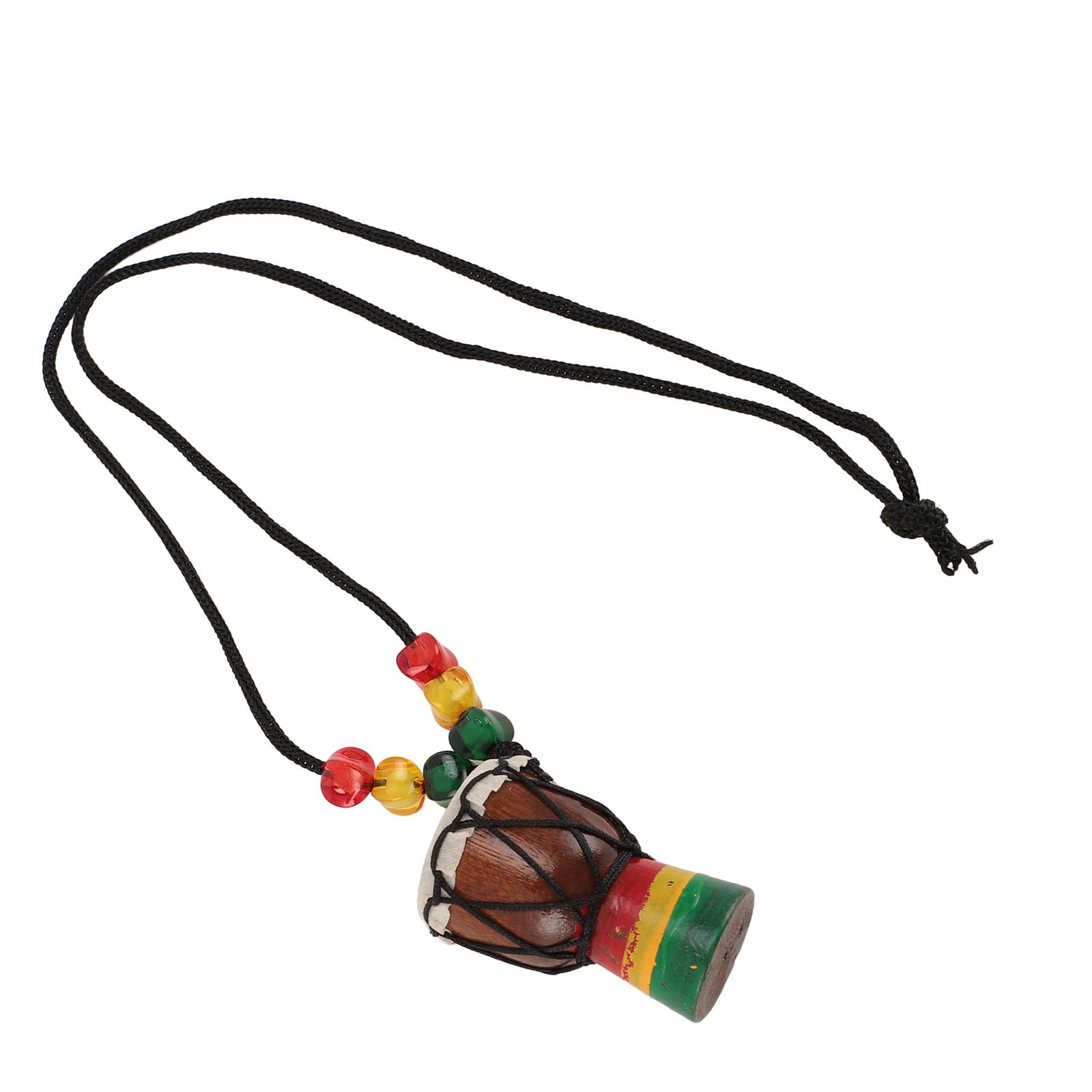 African Drum Pendant Exquisite Stylish Lightweight Wooden Djembe Drum Necklace