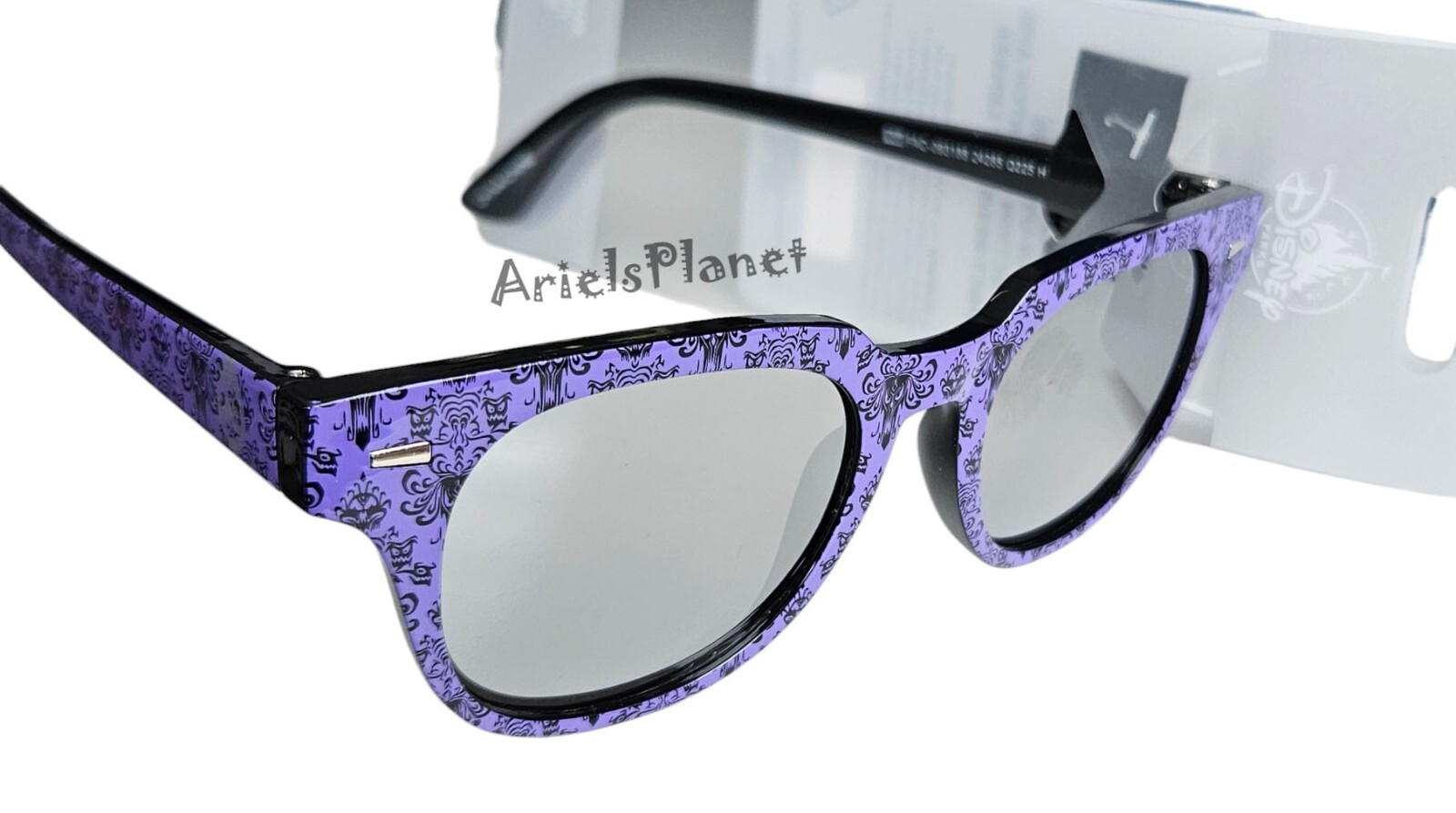 Disney Parks The Haunted Mansion Purple Wallpaper 100% UVA UVB Sunglasses