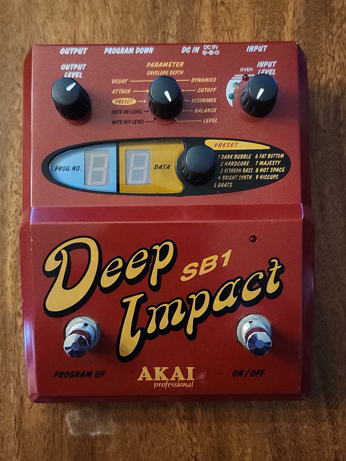 AKAI / Deep Impact SB-1 Bass Pedal /Funk Synth