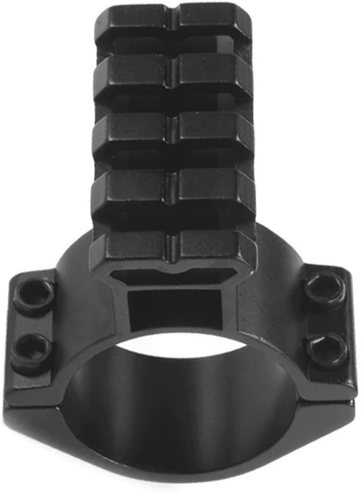 30mm Scope Adapter Ring/Mount with Picatinny Top Rail for Backup red dot sight