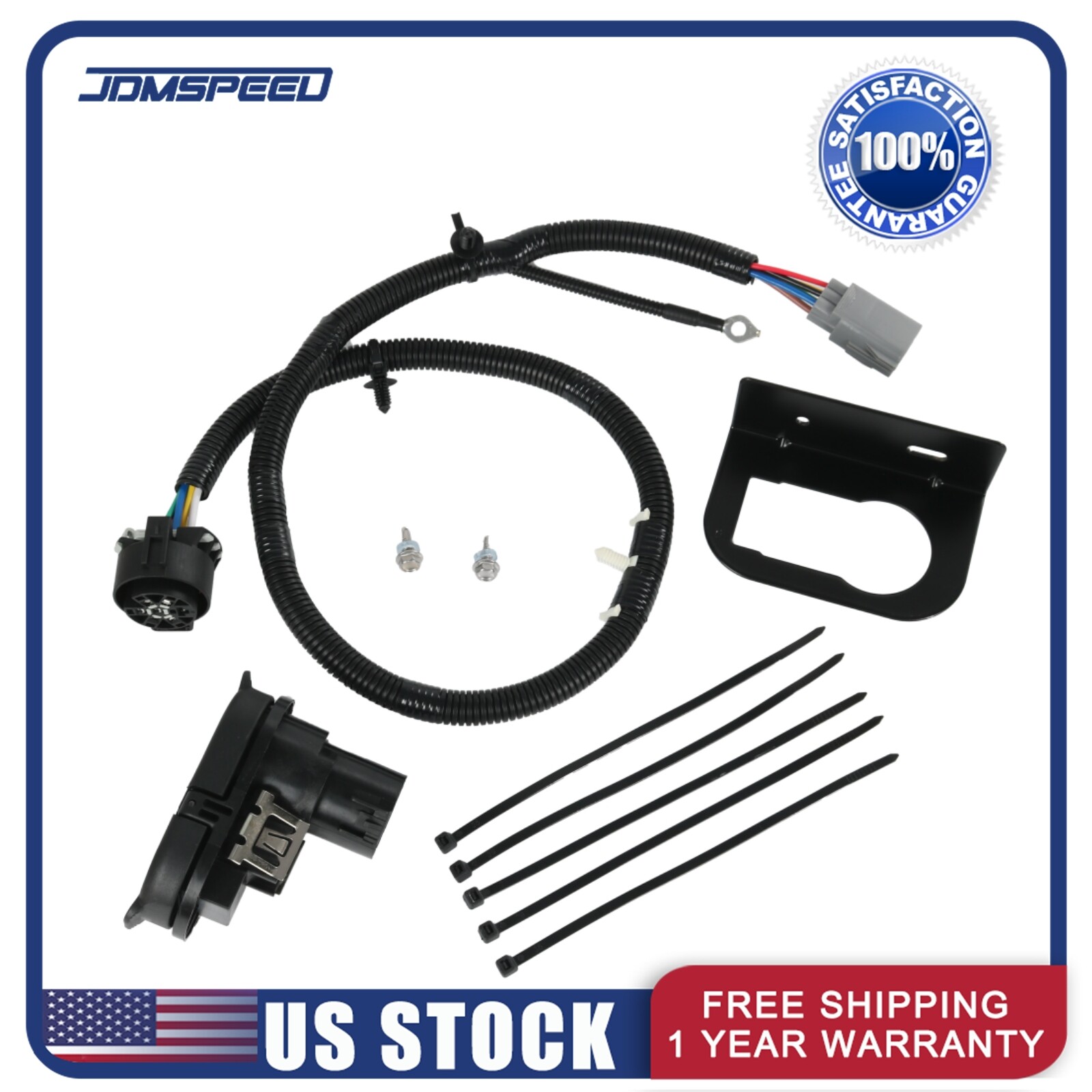 Trailer Hitch Wiring Connector Harness Kit For 2015+ Ford Transit 150 250 350
