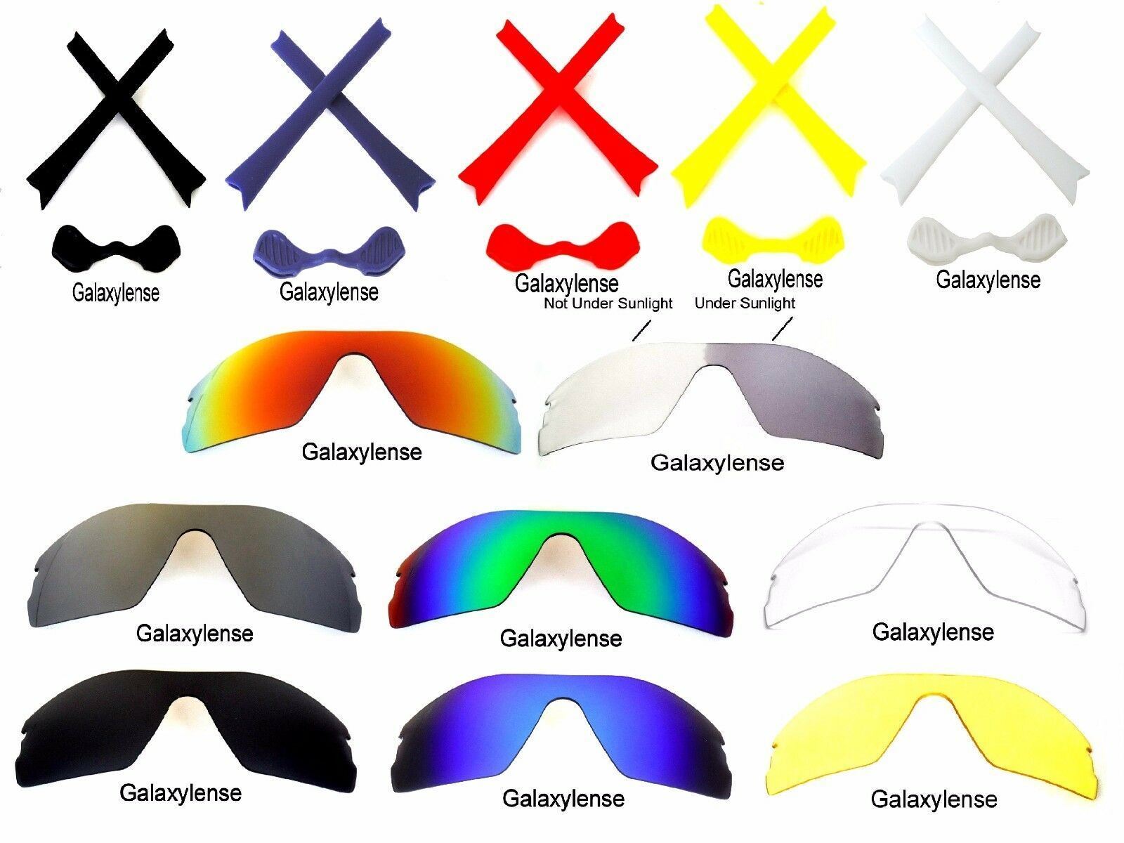 Galaxy Replacement Lenses For Oakley Radar Path Sunglasses Multi-Color Selection