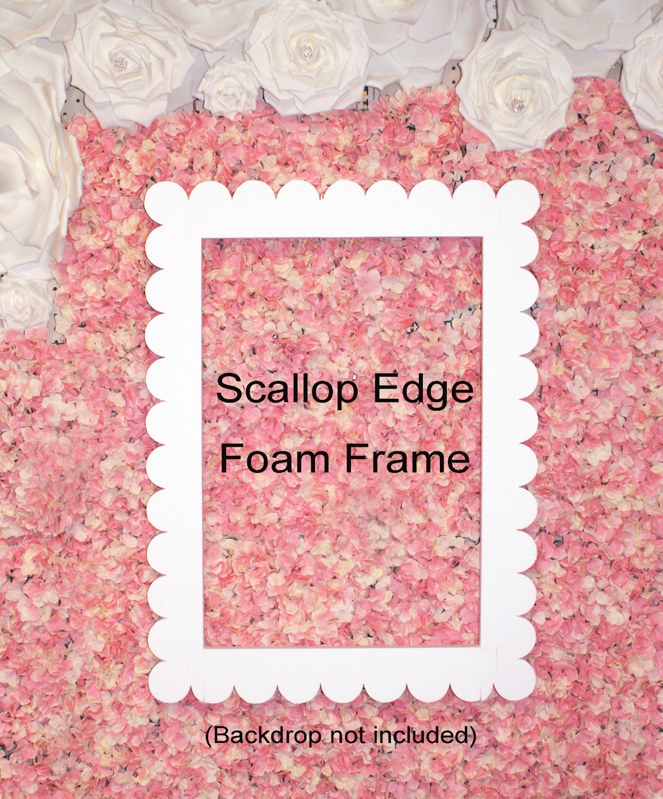 Jumbo Foam Picture Frame Photo Booth for Birthday Wedding Baby Shower Decoration