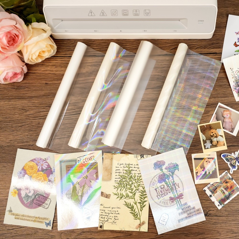 Waterproof Scratch-Proof Thermal Laminating Film Roll Compatible with Laminators