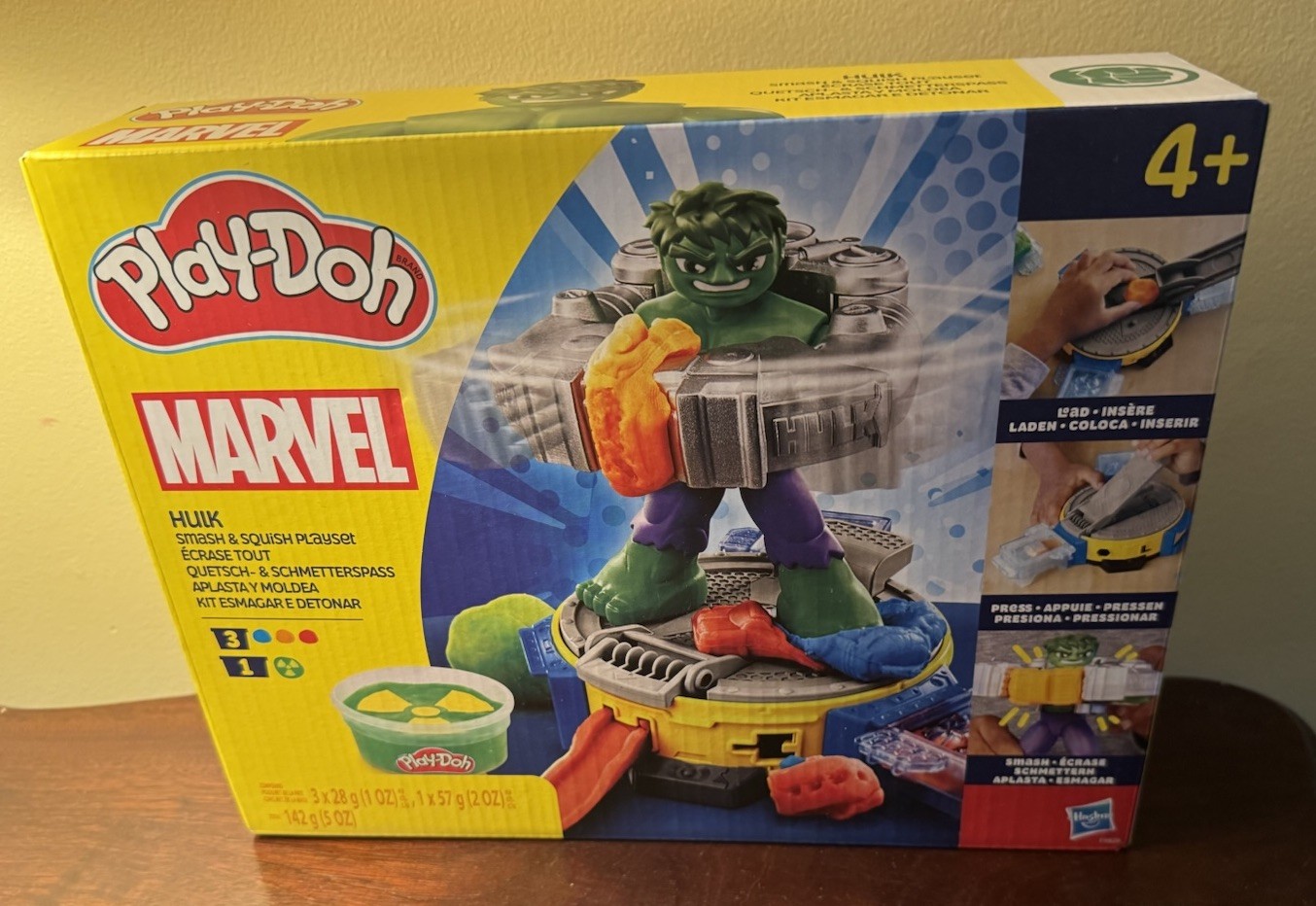 Play-Doh Marvel Hulk Smash & Squish Playset NEW Sealed Hasbro Toy