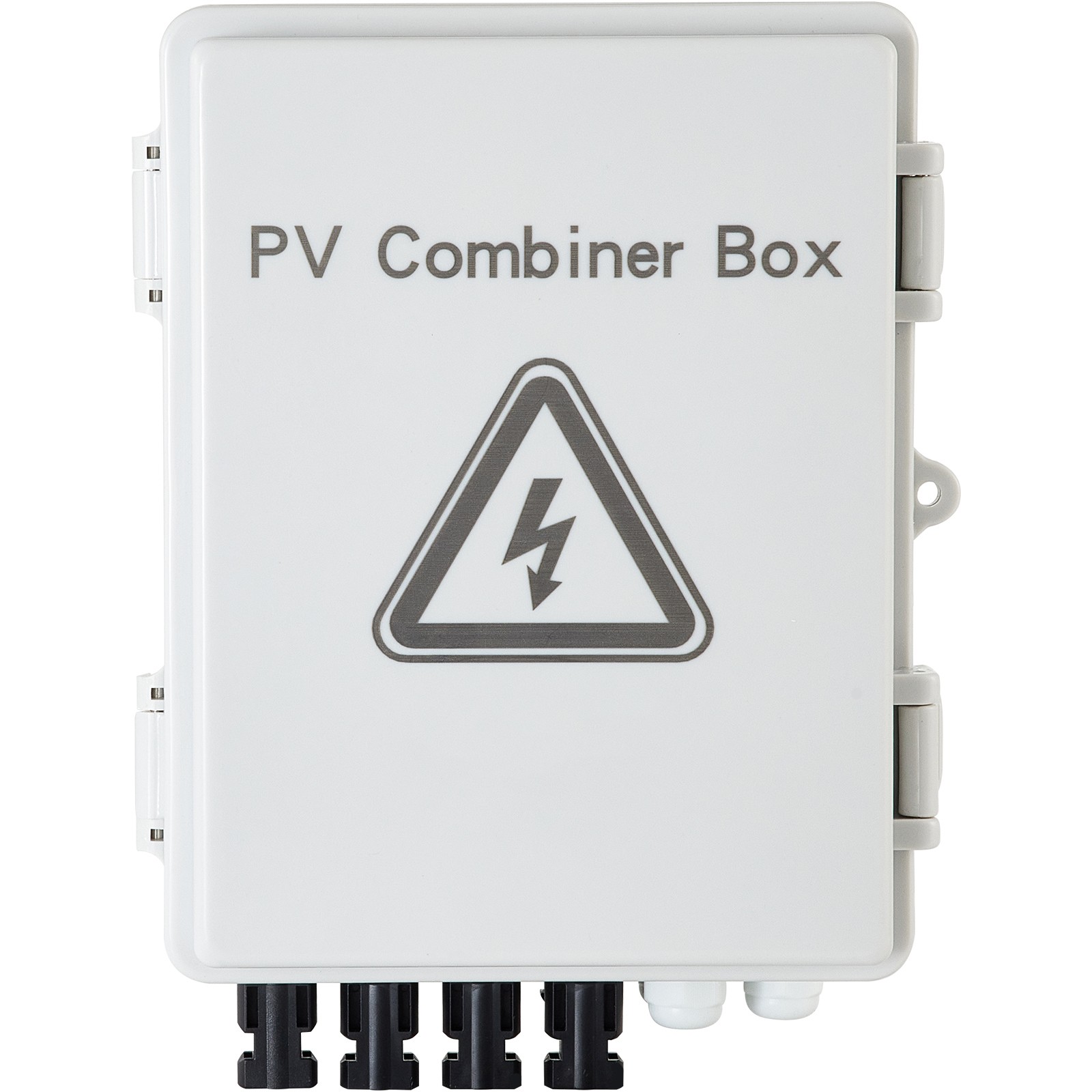 Uimoso Solar PV Combiner Box 4 String 15A for Solar Panel System, ABS Case, IP65