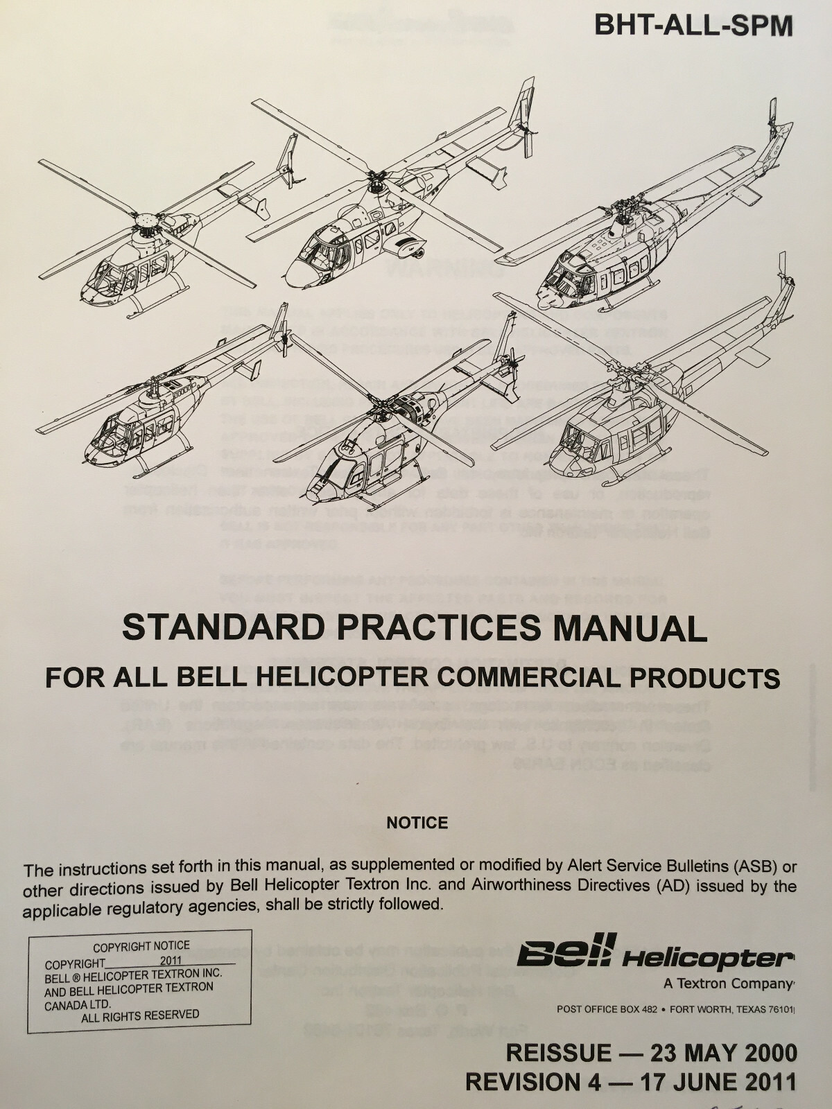 Bell Helicopter Standard Practices Manual