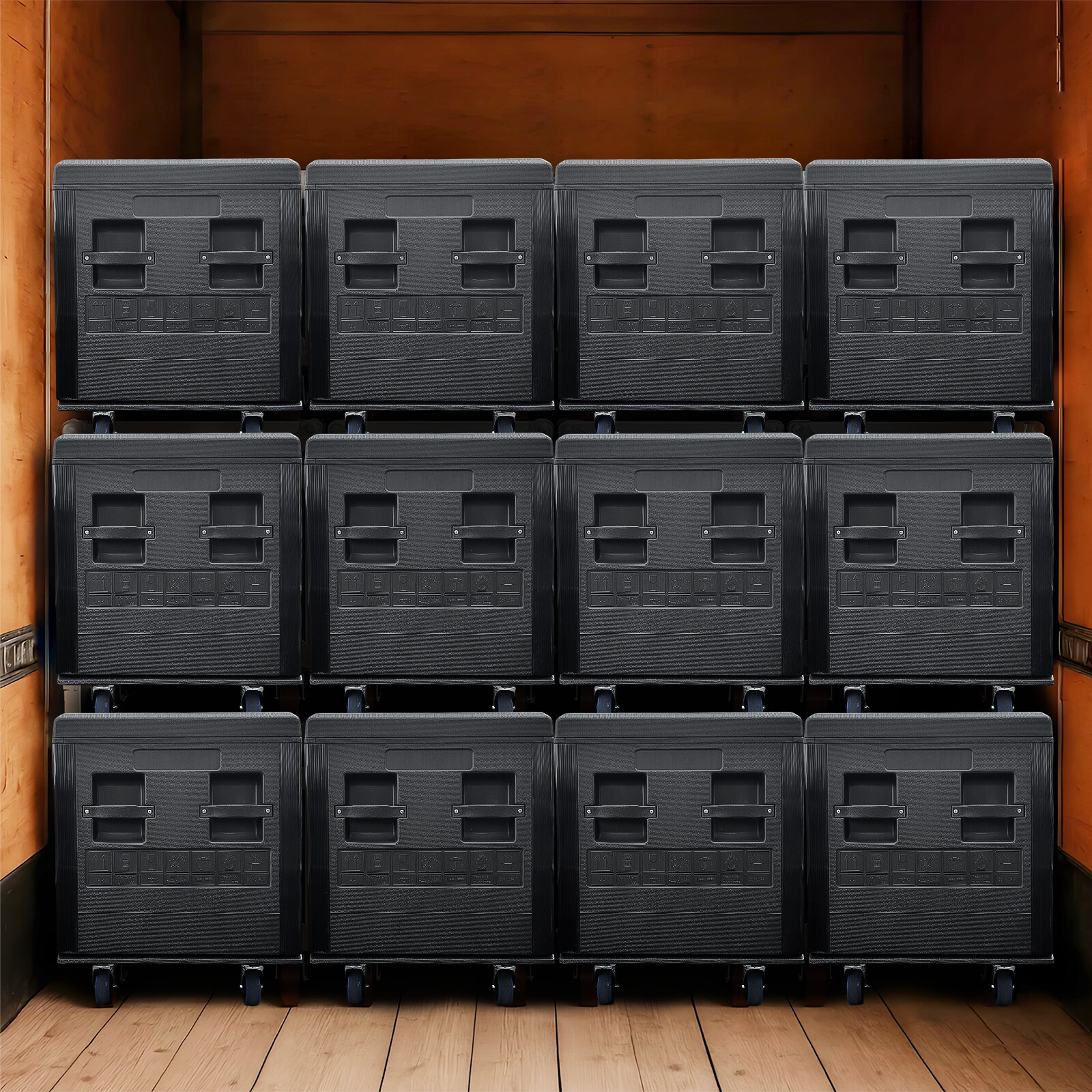Heavy Duty ATA Rolling Road Case 35''Cable Trunk Road Case for Pro Audio Storage