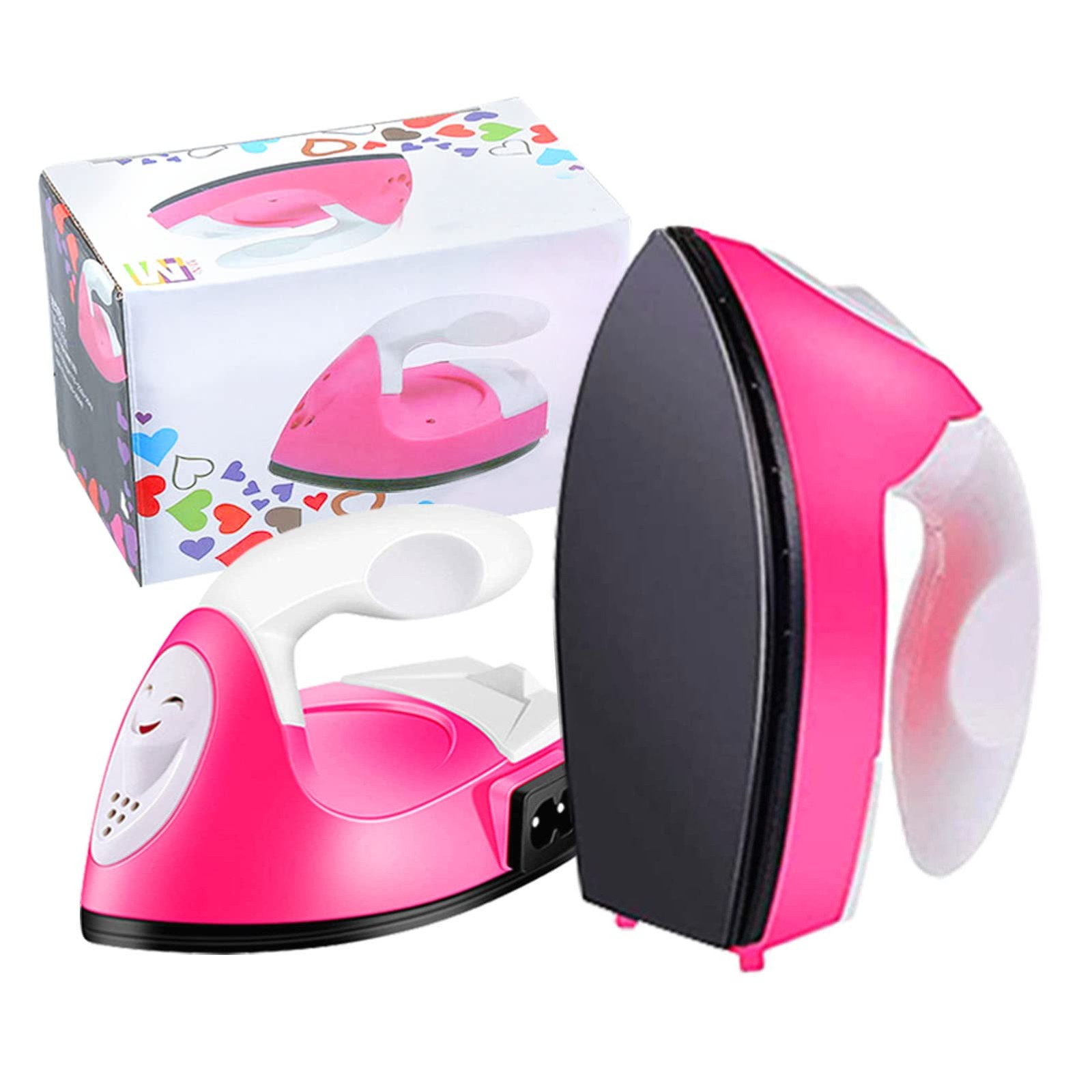 ACHENYUANYUAN Mini Heat Press Small Iron Portable Heat Press Machine Mini Cra...