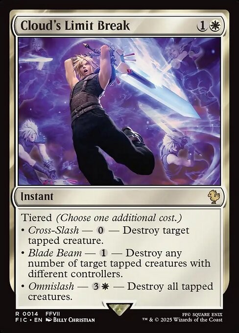 Cloud's Limit Break 14 R Normal FIC MTG NM