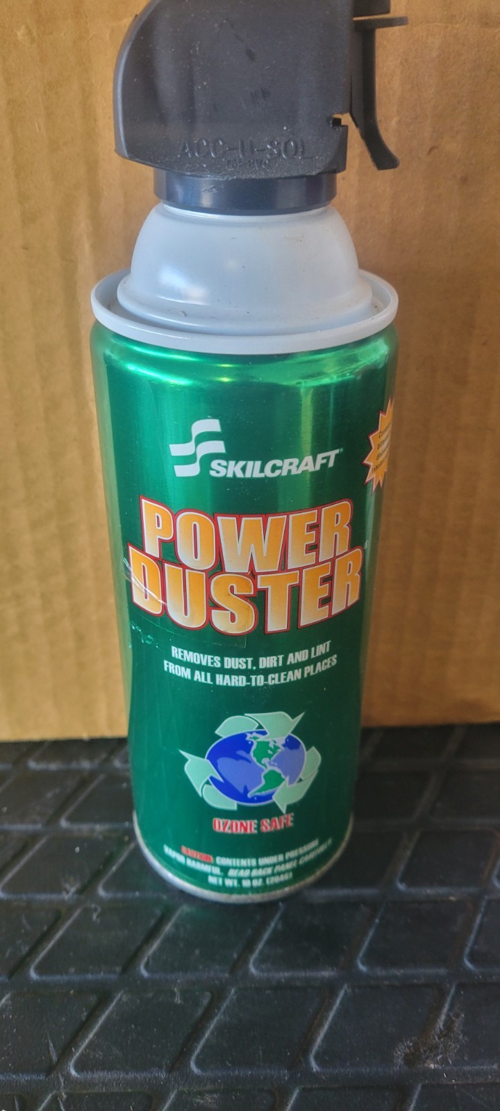 Canned Air Disposable Compressed Gas Duster, 10 oz Cans, 6 Pack
