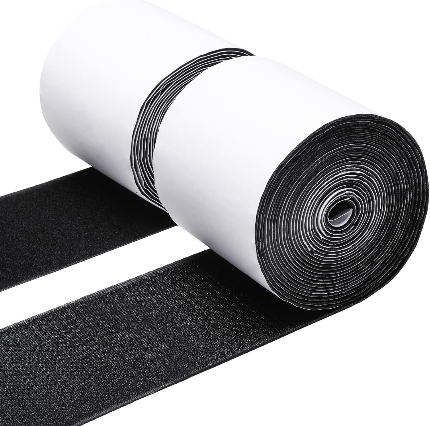 4.4 Inches x 7 Feet Strong Sticky Back Heavy Duty Hook and Loop Tape Adhesive