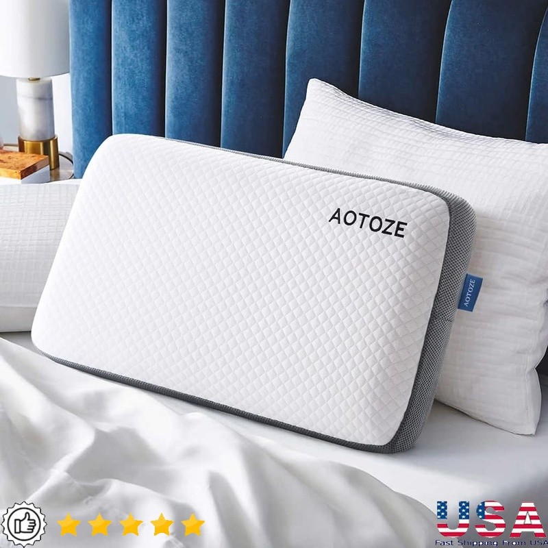 Best Firm Memory Foam Pillow, 28 x 15 x 4.5 inch,