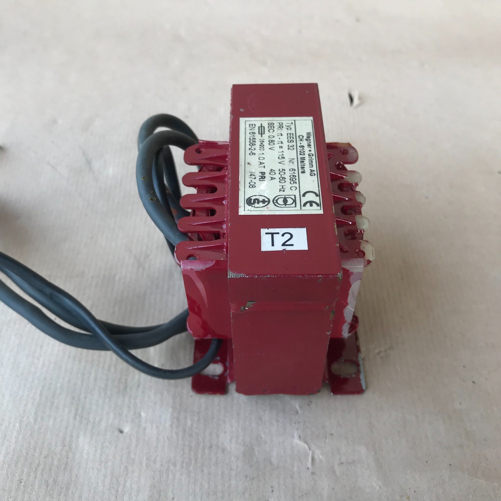 WAGNER GRIMM EES32 TRANSFORMER 61695C