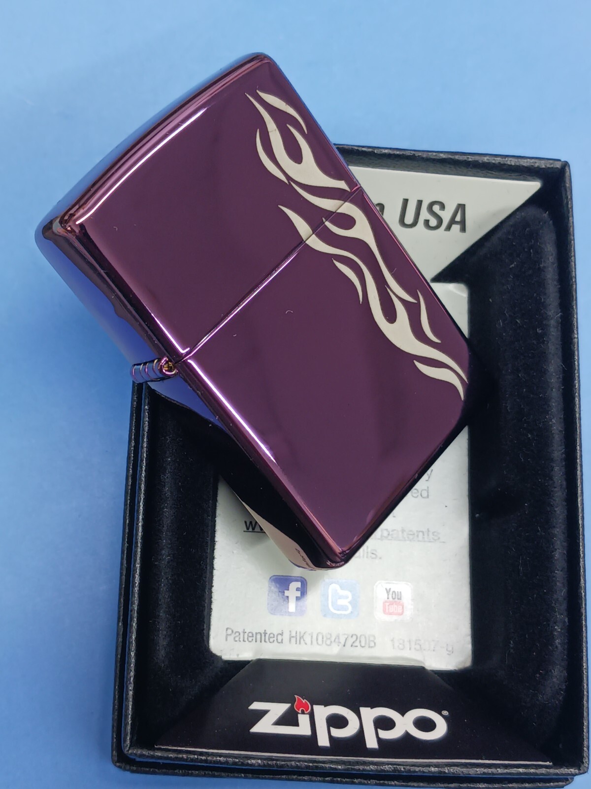 Zippo 24814 Abyss Color Flame Image