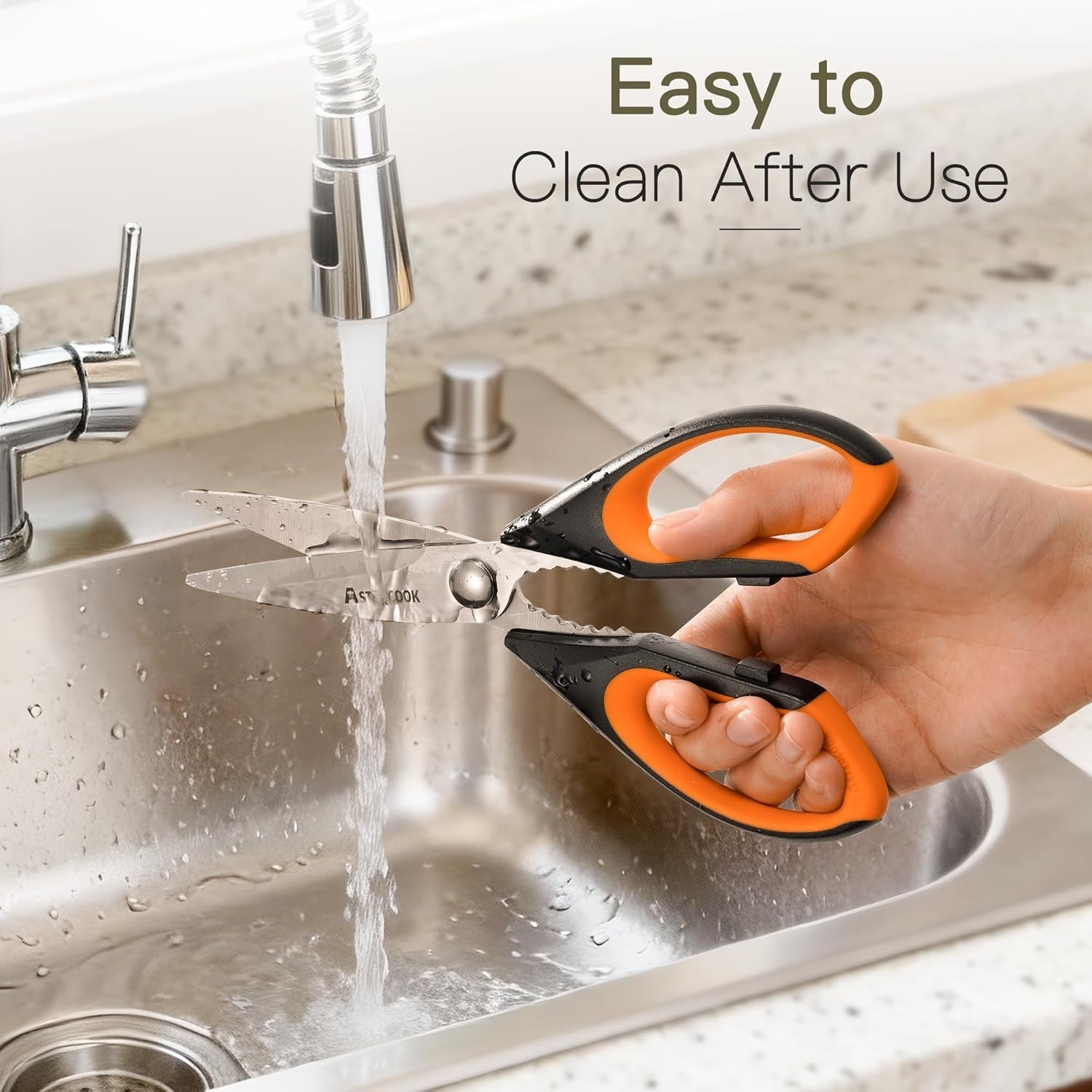 Kitchen Scissors All Purpose Heavy Duty,3 Pack Kitchen Shears Set,Stainless S...