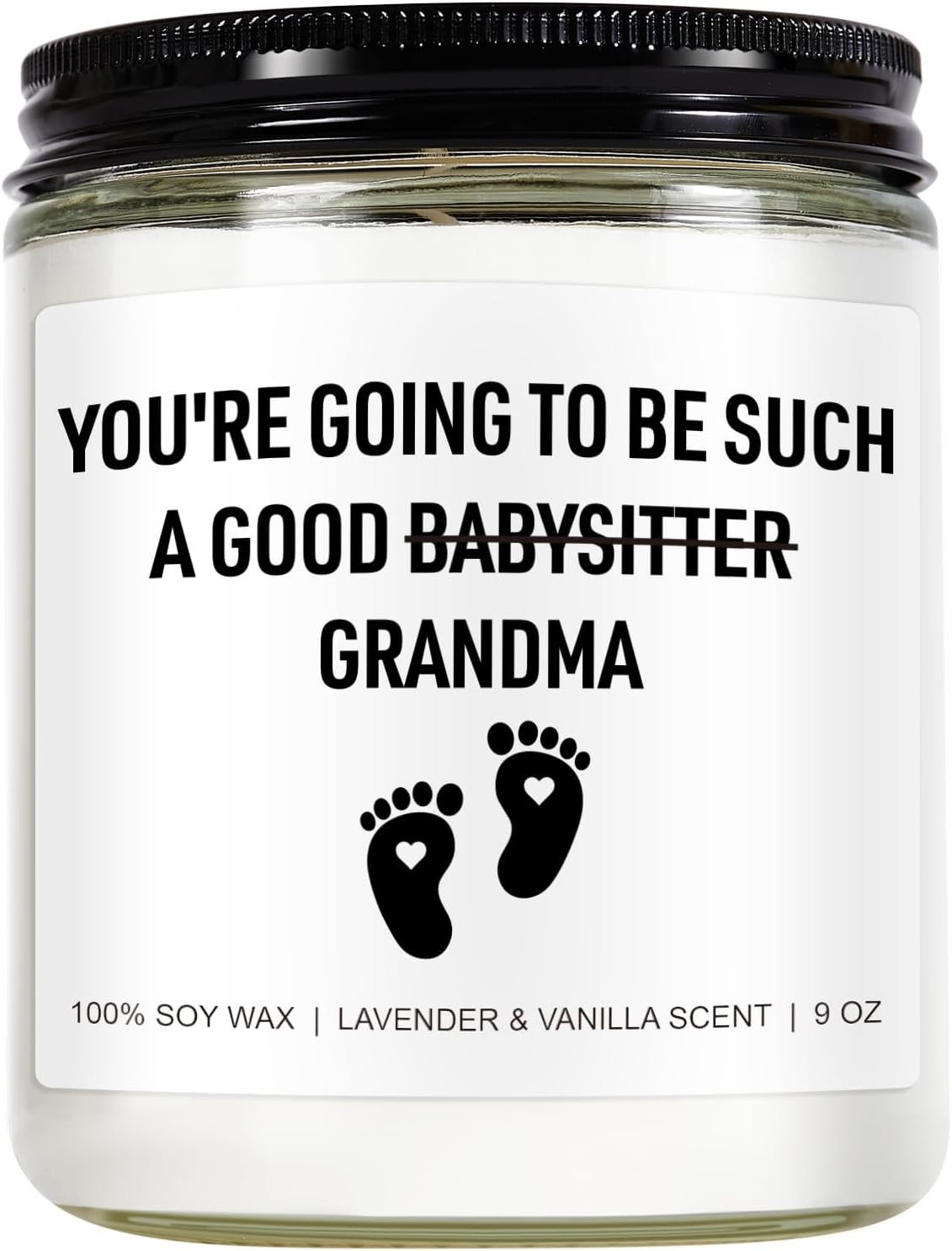 Candle Gift for New Grandmas - Pregnancy Announcement & Celebration Ideas